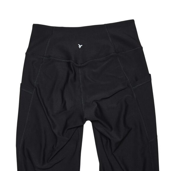 Old Navy Leggings Womens Small Black Active Powersoft High Rise Go Dry Pockets - Picture 9 of 12